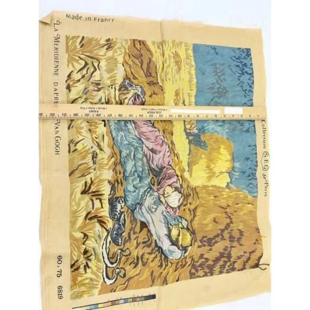Vintage Large Tapestry 6819 La Meridienne (The Siesta) Vincent Van Gogh